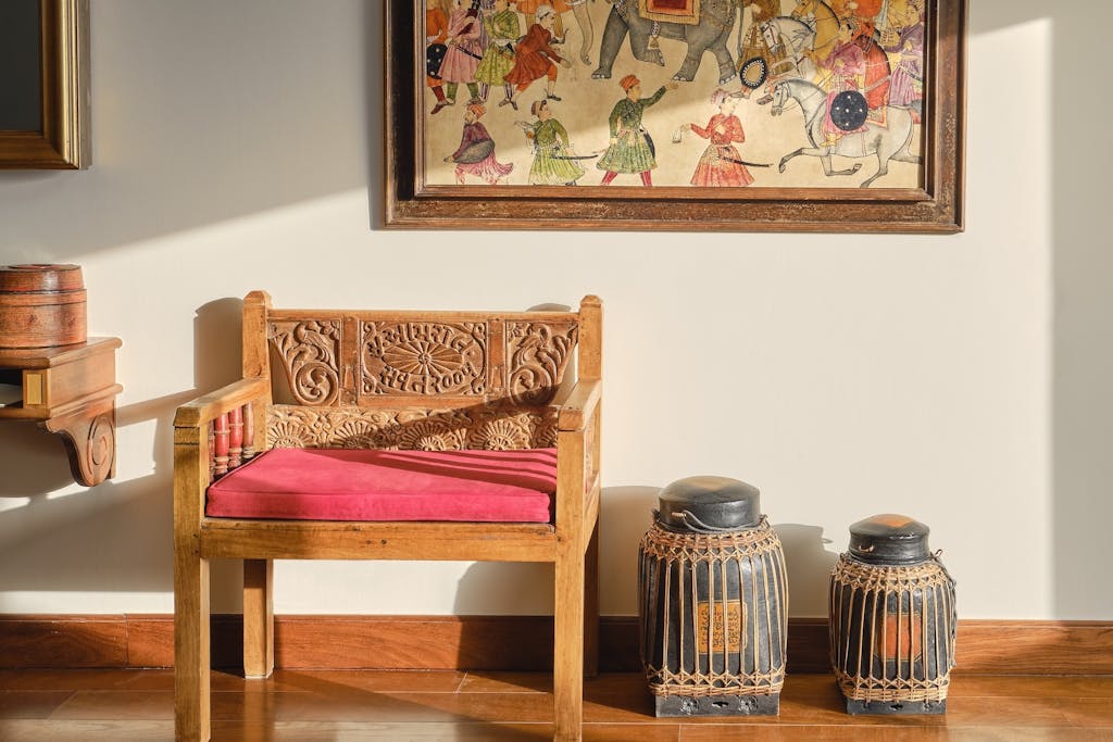 Décoration Suite Tropézienne hôtel de luxe Pan deï Palais à Saint-Tropez