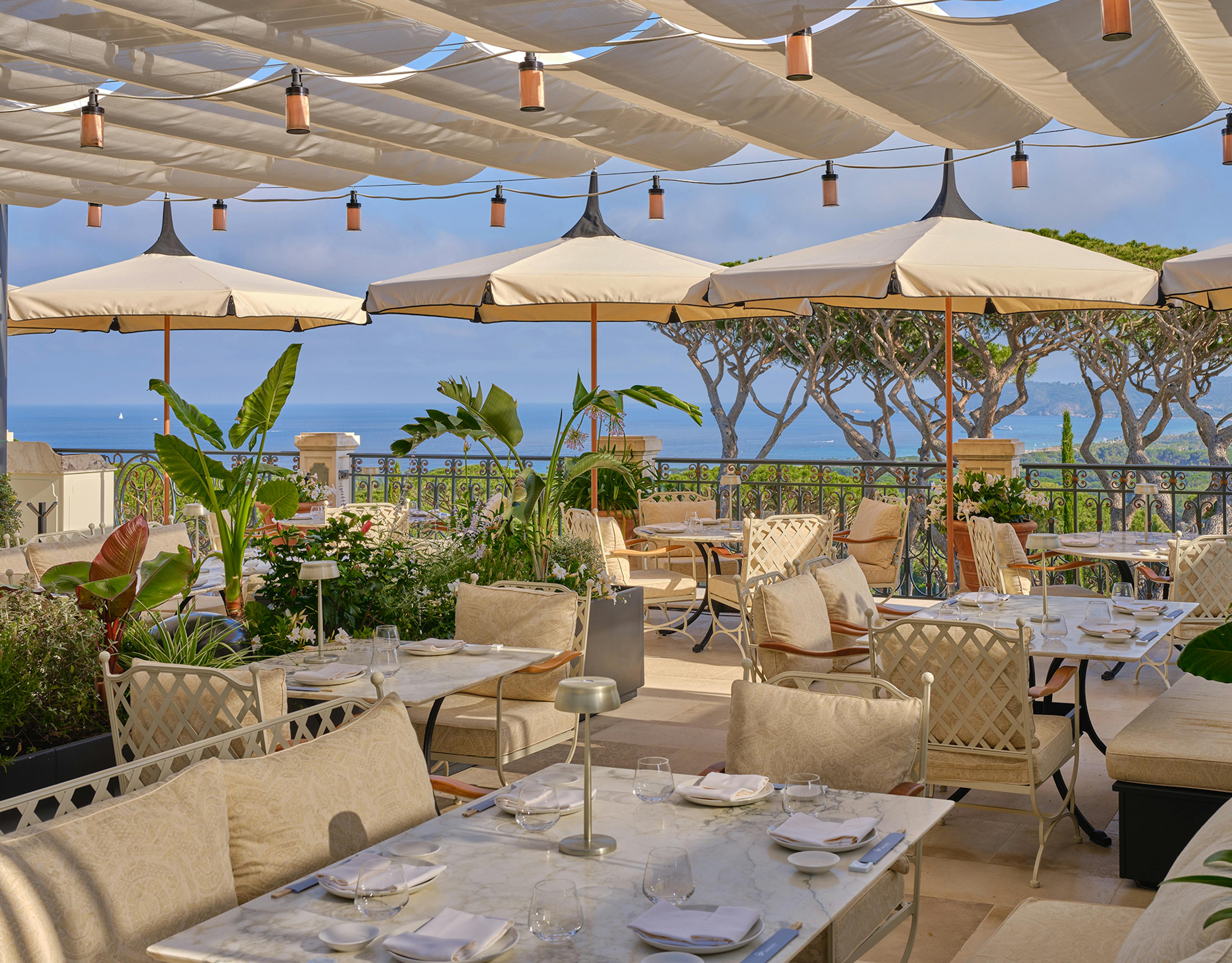 Chateau de La Messardiere, Saint tropez, restaurant 