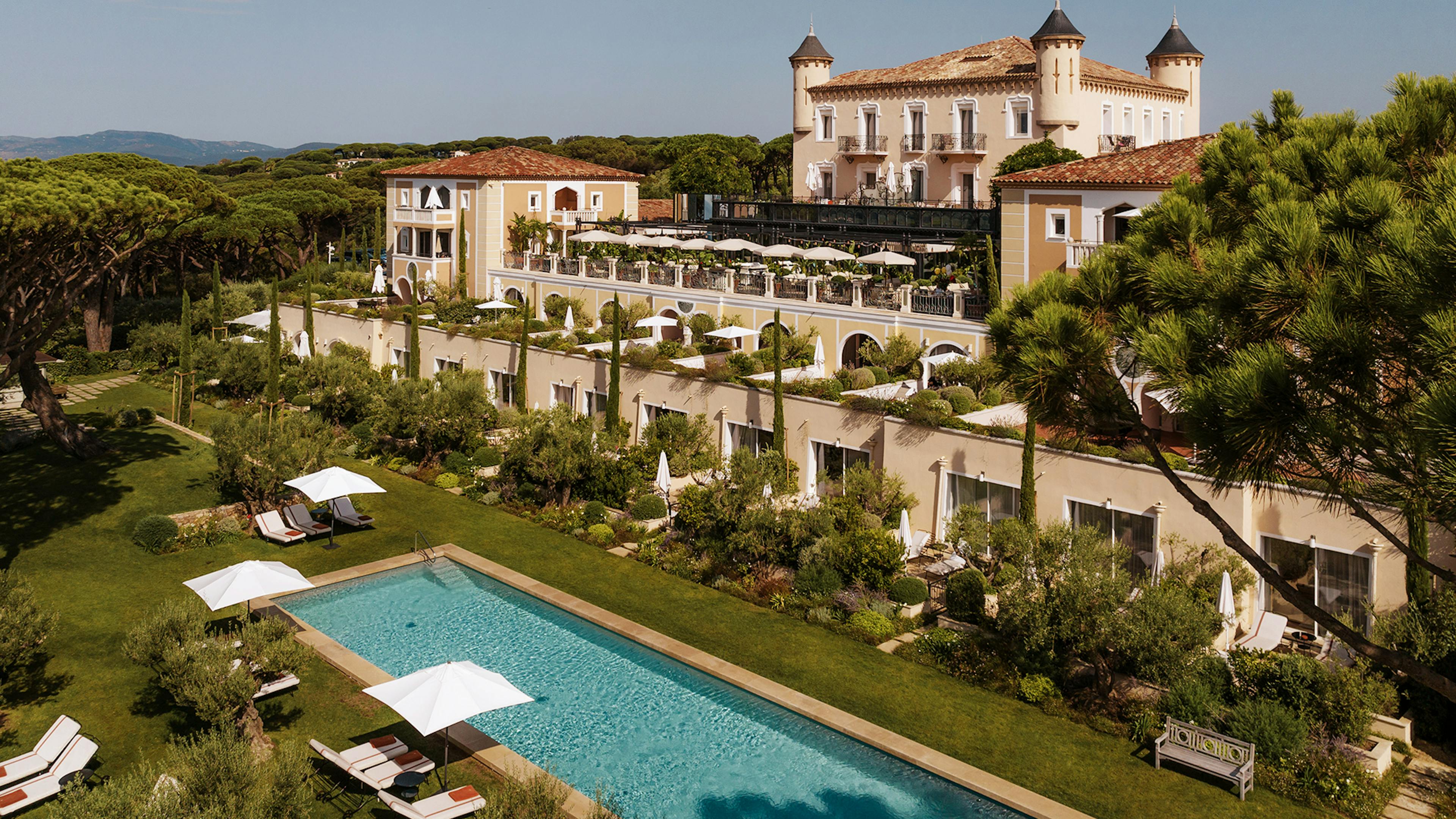 Chateau de La Messardiere, Saint tropez, hotel avec piscine