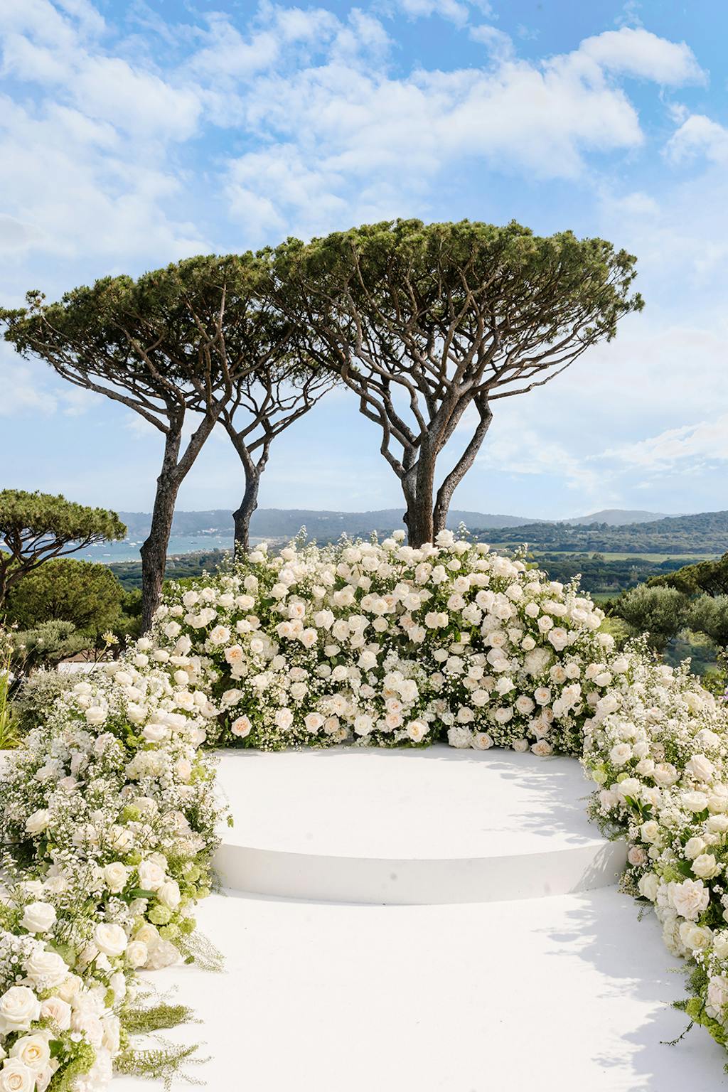 Chateau de La Messardiere, hotel Saint-tropez, mariage et privatisation