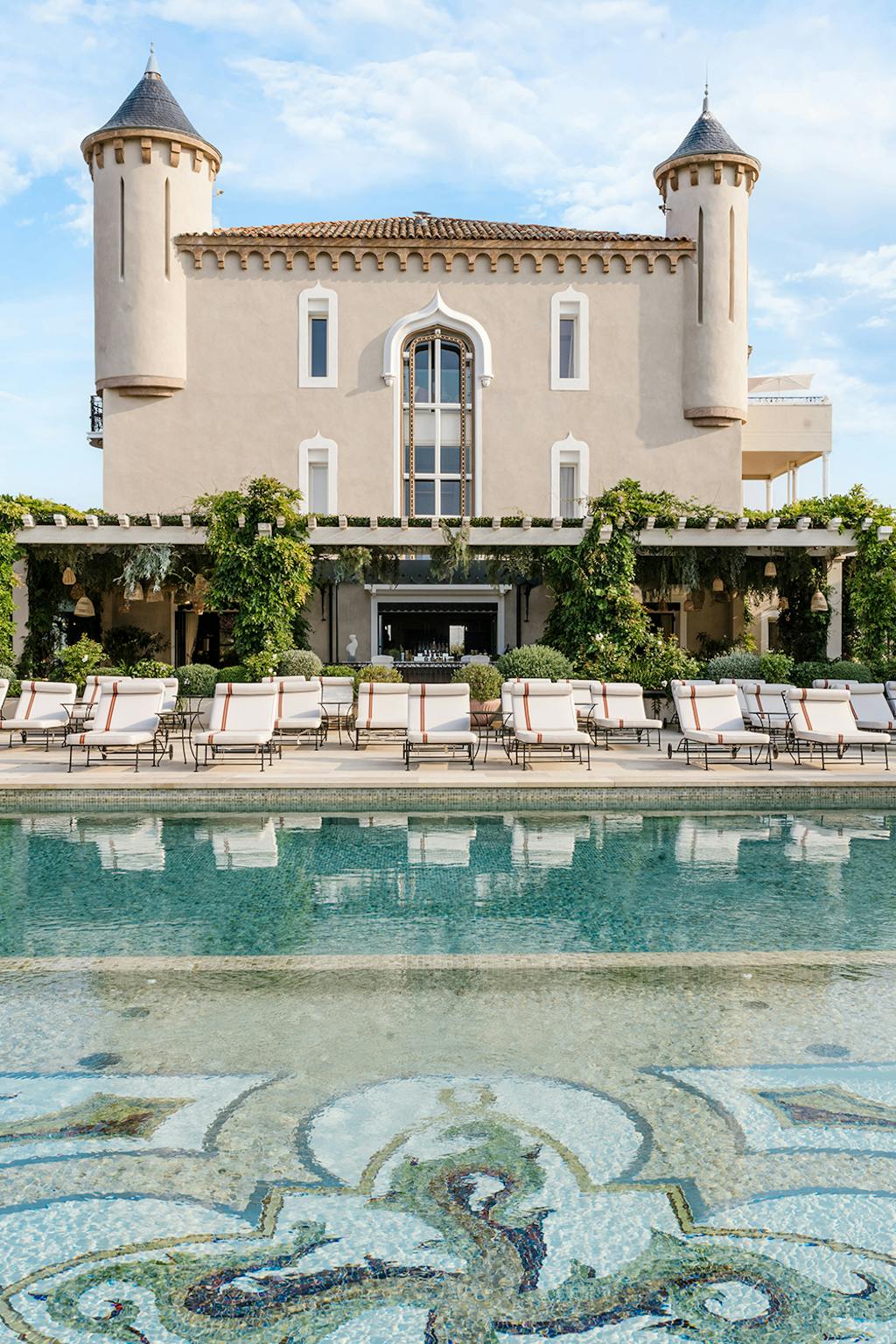 Chateau de La Messardiere, hotel Saint-tropez avec piscines