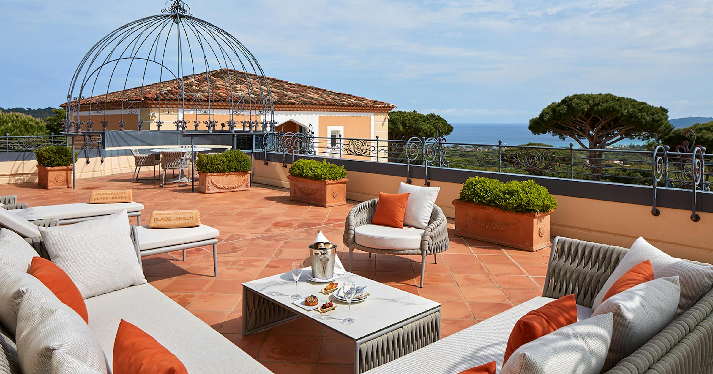 Château de La Messardiere, Saint-Tropez, junior suite terrasse