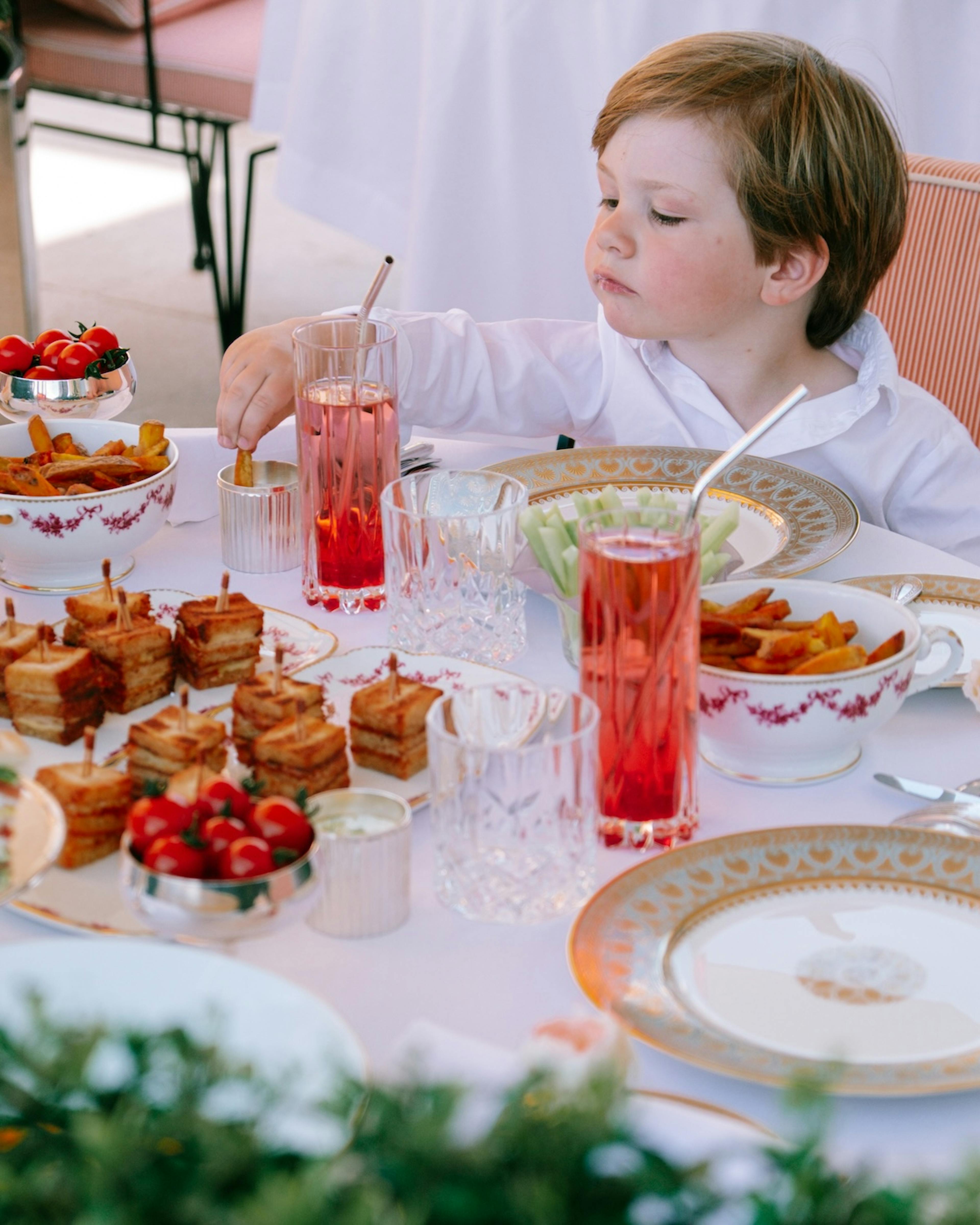 Brunch enfant à l'hotel de luxe Le Grand Contrôle, Airelles Château de Versailles