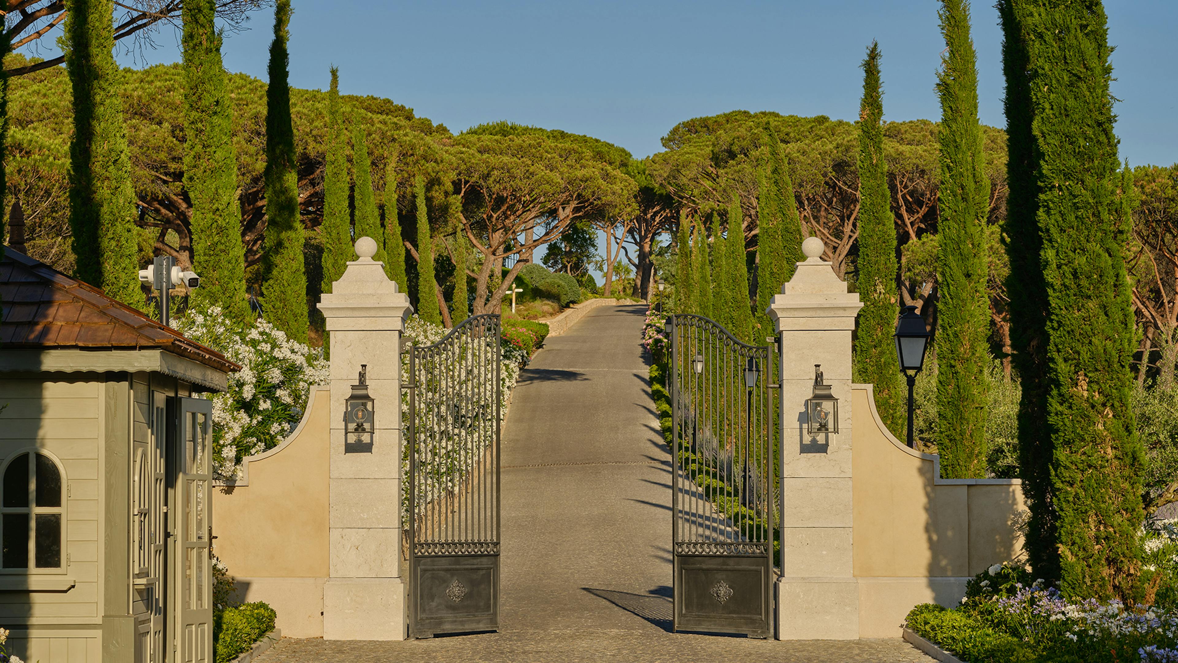 Chateau de La Messardiere, Hotel Saint-Tropez, entrée