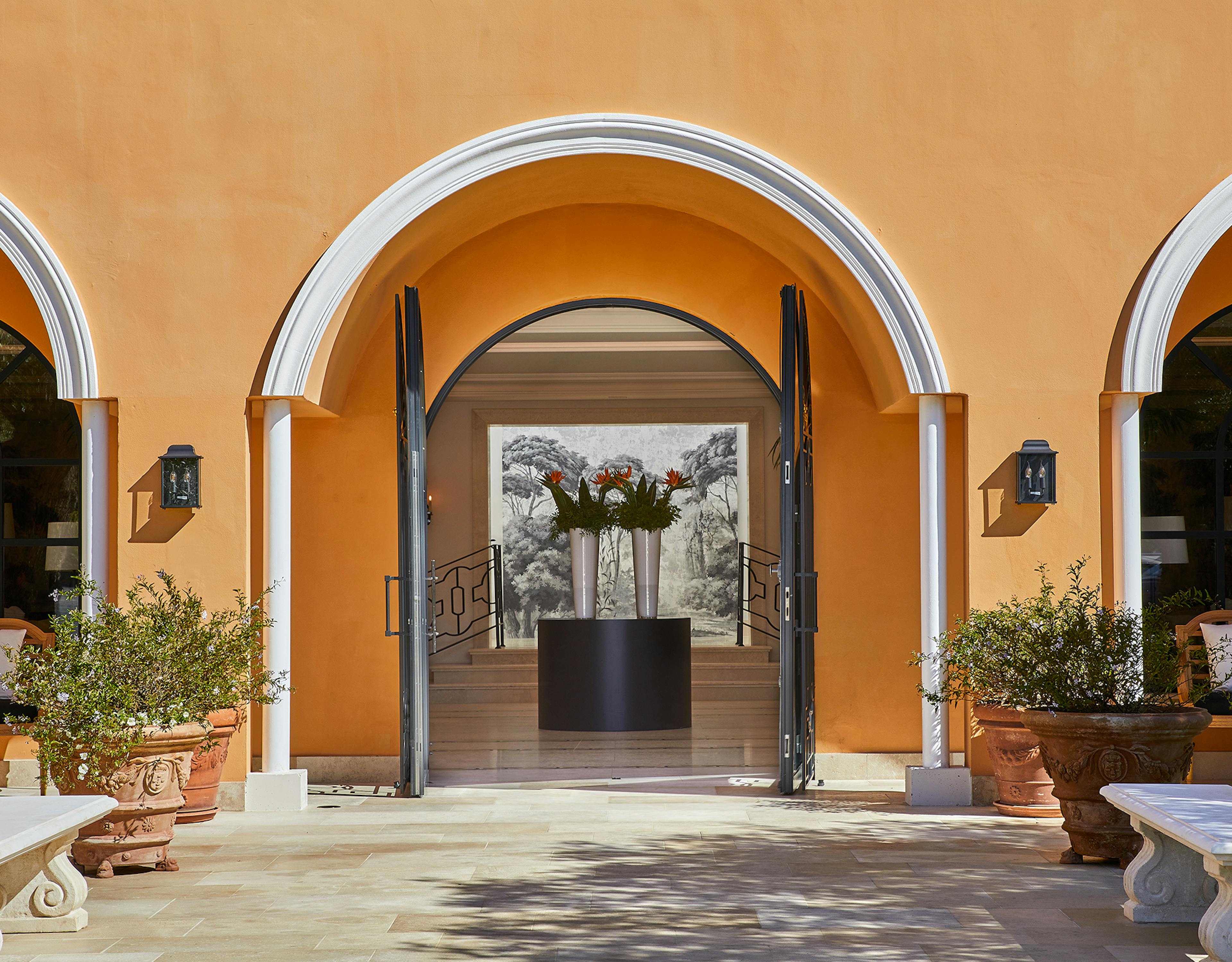 Chateau de La Messardiere, Hotel Saint-Tropez, entrée