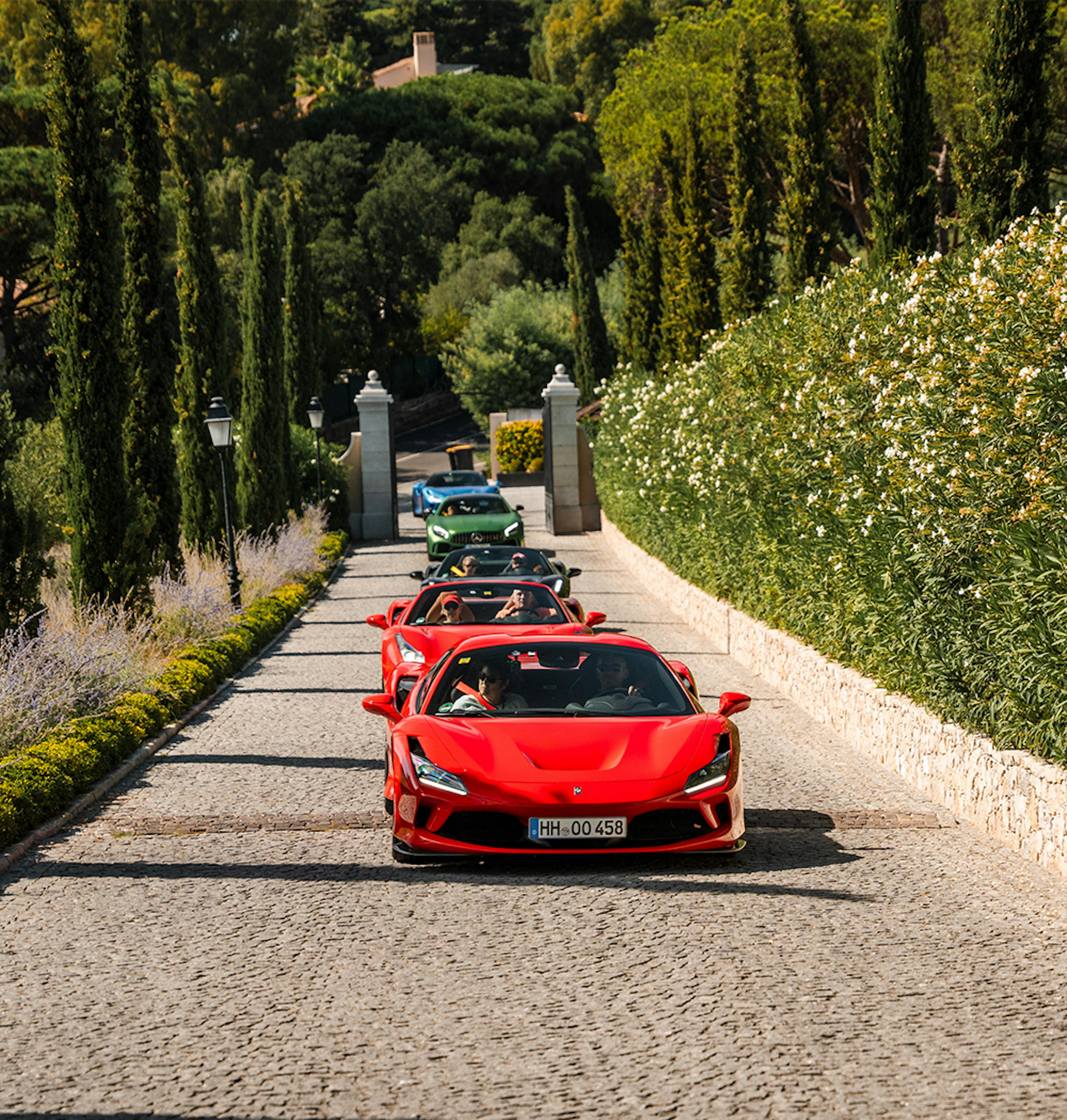 Chateau de La Messardiere, Hotel Saint-Tropez, Rallye voitures