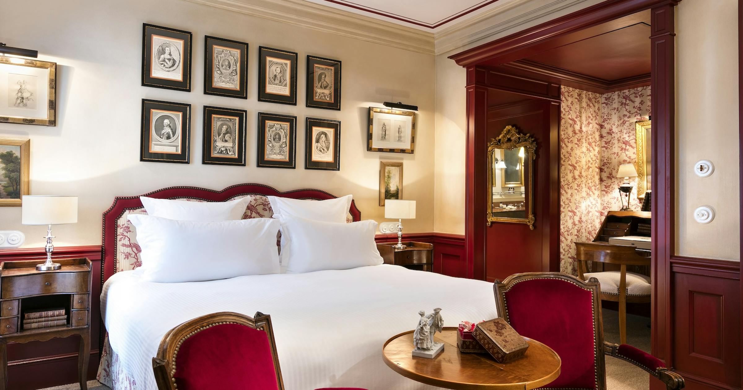 Chambre Supérieure Village, détails, Airelles Gordes La Bastide