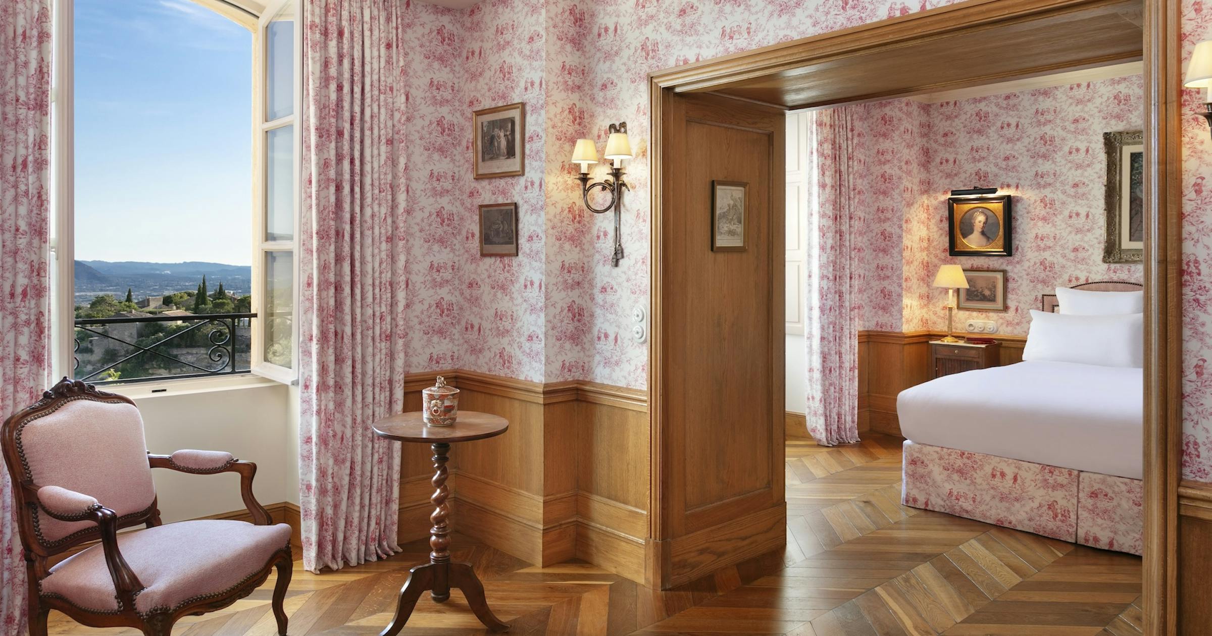 Salon - Suite à une Chambre hotel de luxe Airelles Gordes La Bastide