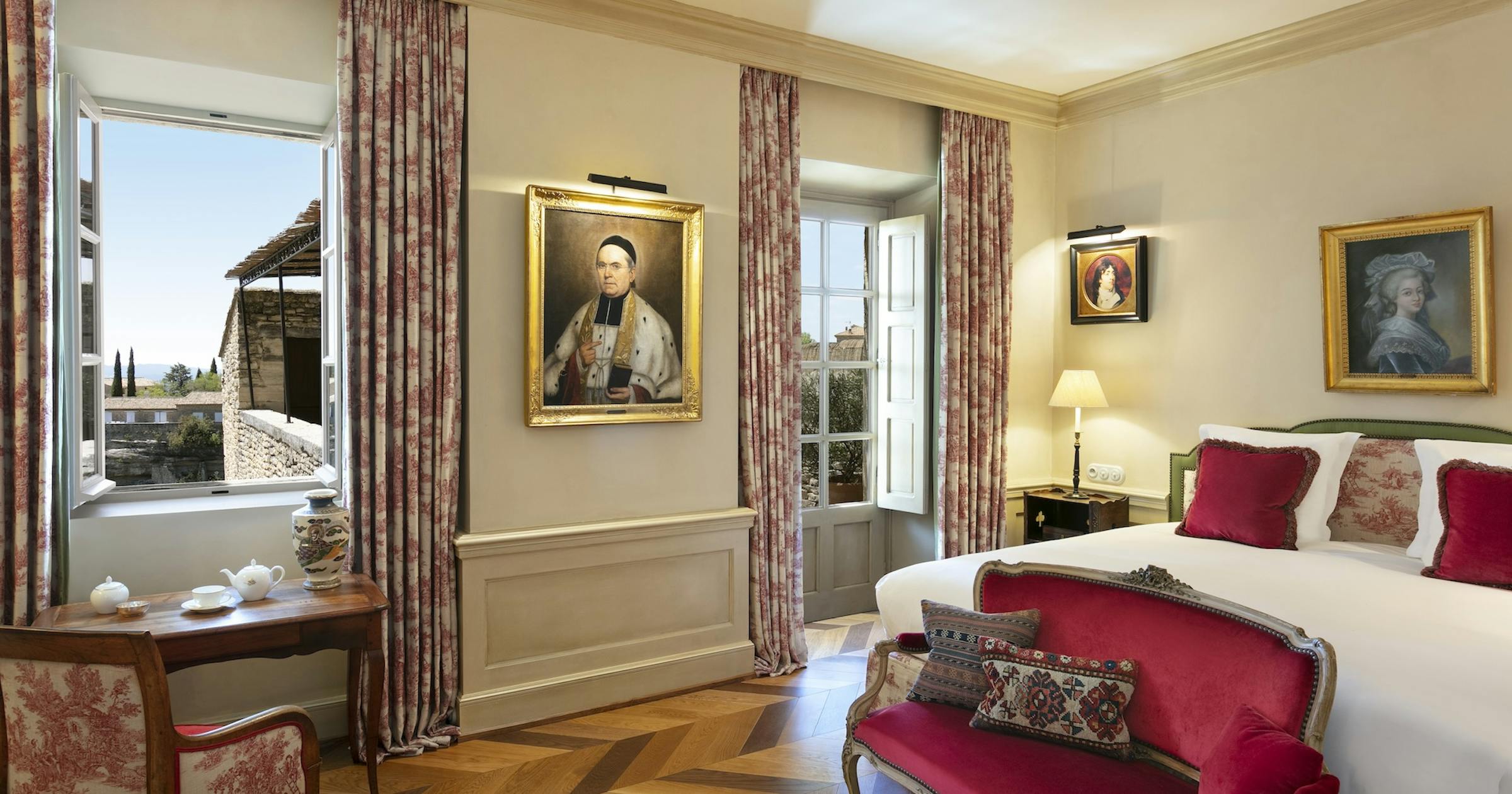 Chambre Suite Vasarely hotel de luxe Airelles Gordes La Bastide