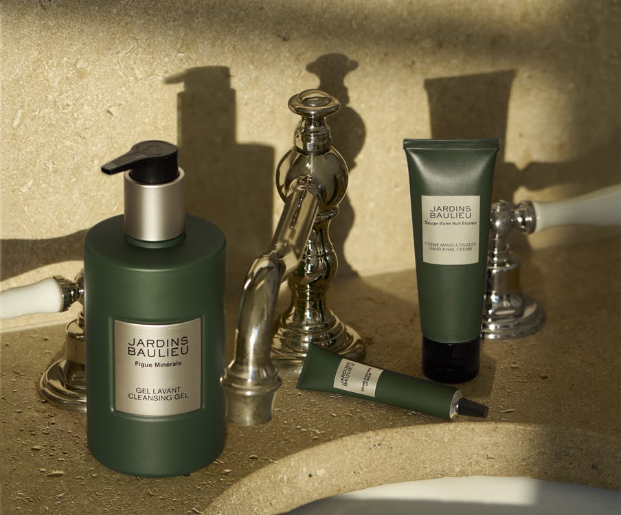 Jardin Baulieu, produits cosmétiques