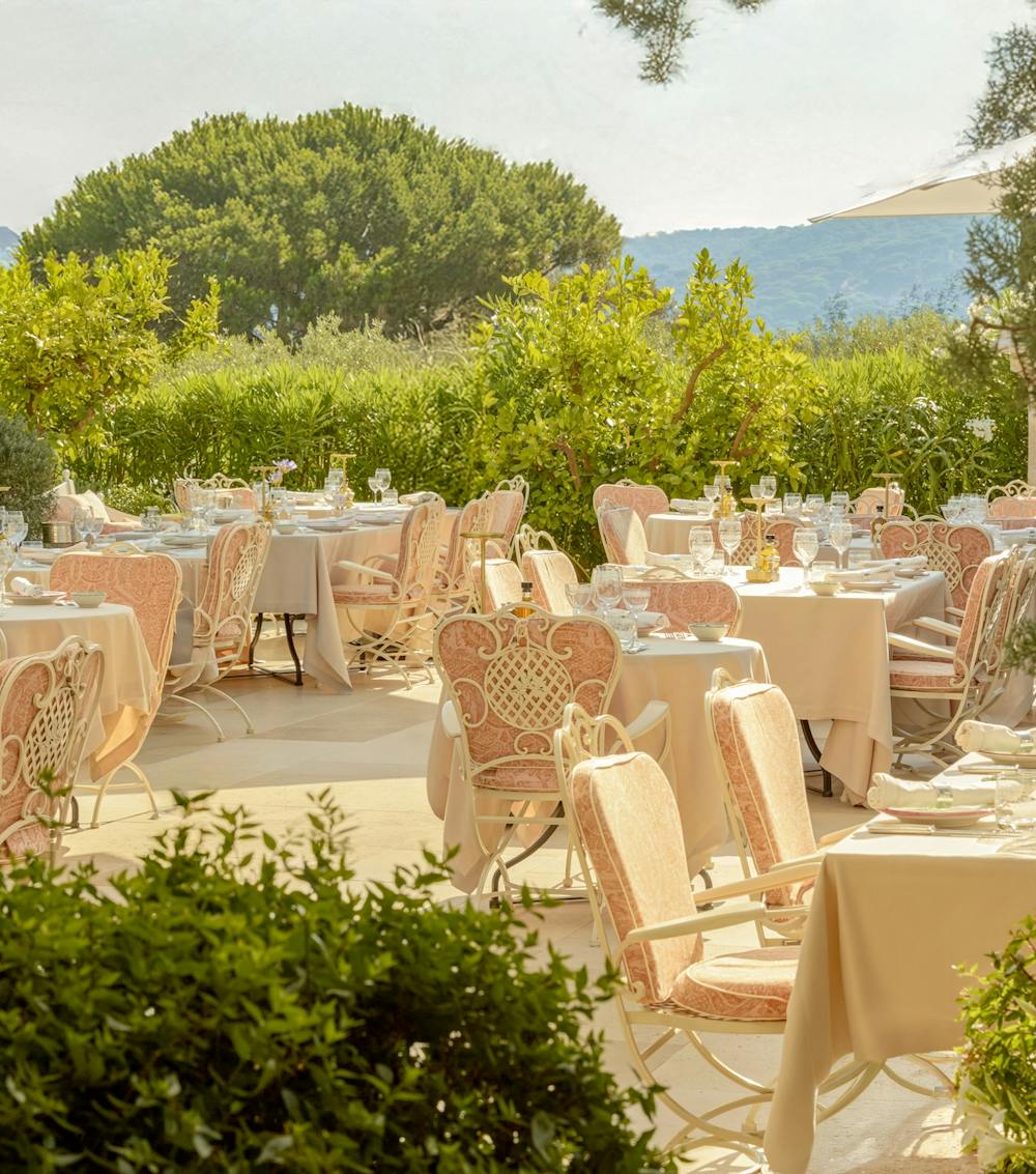 Palladio, restaurant Saint-Tropez, Château de la Messardière, Airelles