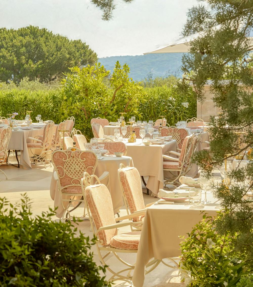 Palladio, restaurant Saint-Tropez, Château de la Messardière, Airelles